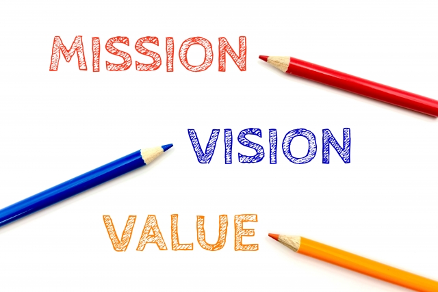 MISSION、VISION、VALUE